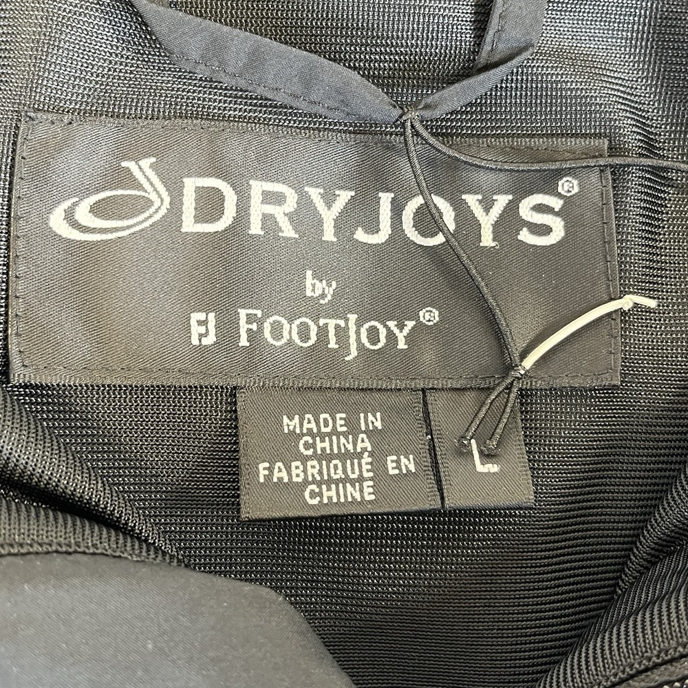 Dryjoys Foot Joy‎ Mens Lg. Blue Jacket  1/2 Zip Pullover Golf Jacket Windbreaker - Picture 4 of 13